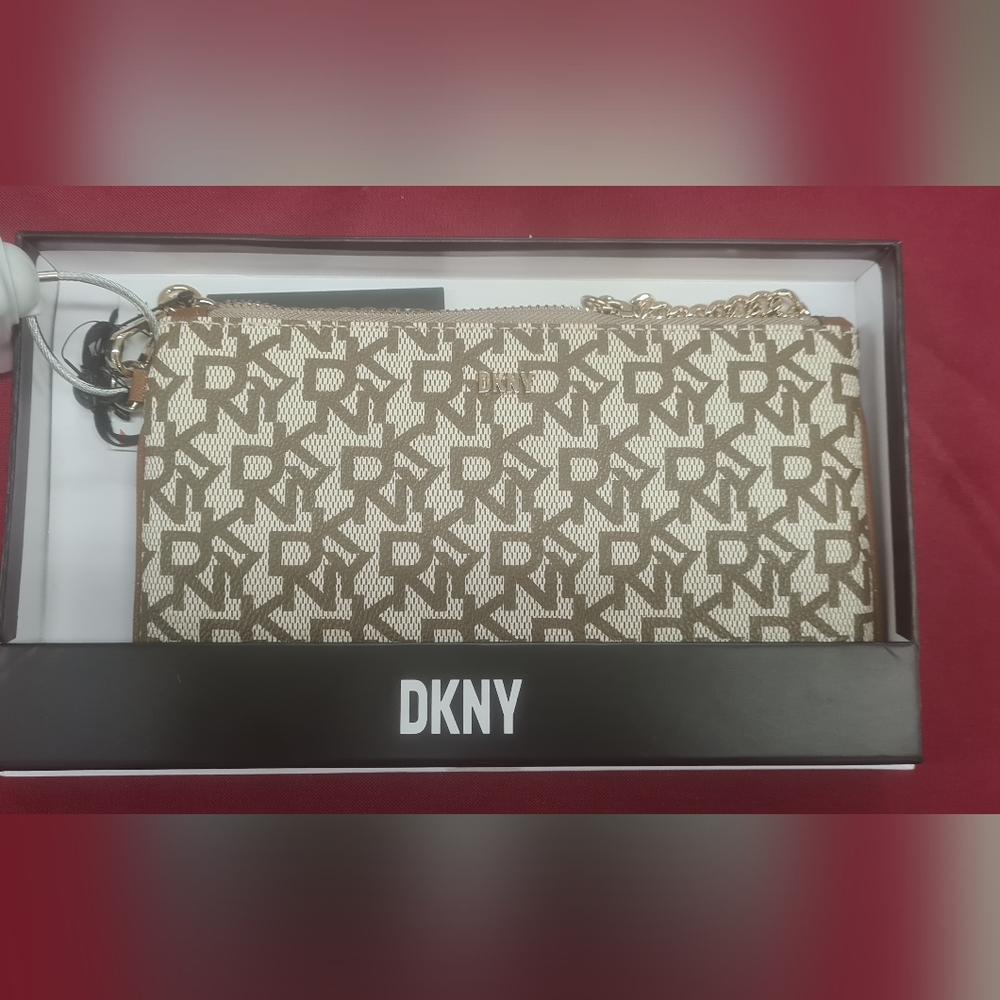 Bolso de mujer DKNY con patrón de logotipo 02868 NUEVO con etiquetas